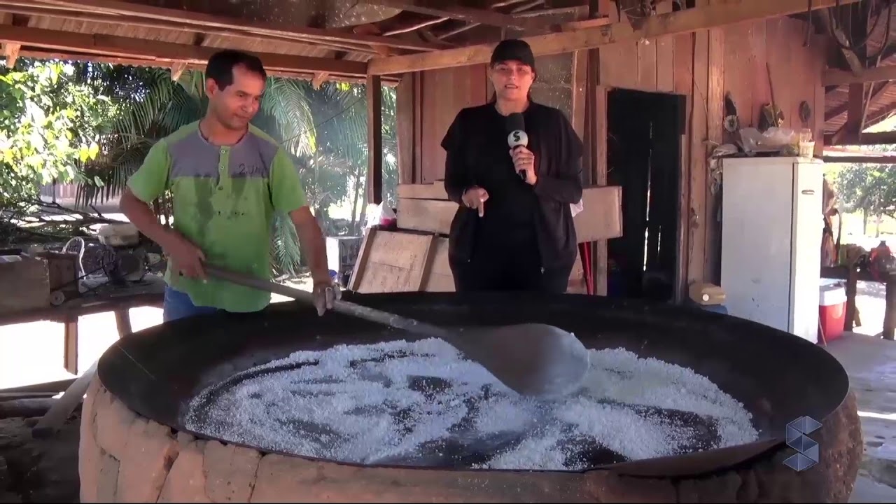 A produção da farinha de tapioca no distrito de Demarcação