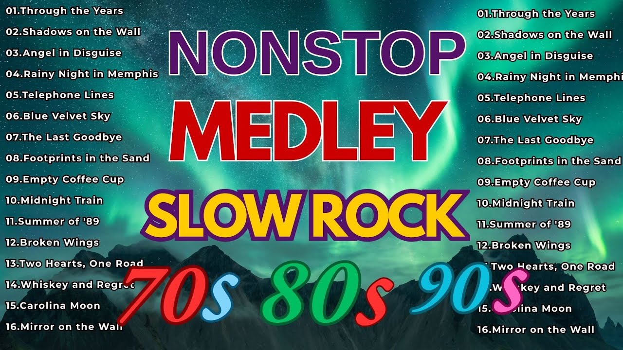 SLOW ROCK LOVE SONGS 70S 80S 90S | NONSTOP PINOY SLOW ROCK MEDLEY 🎺 MGA LUMANG TUGTUGIN