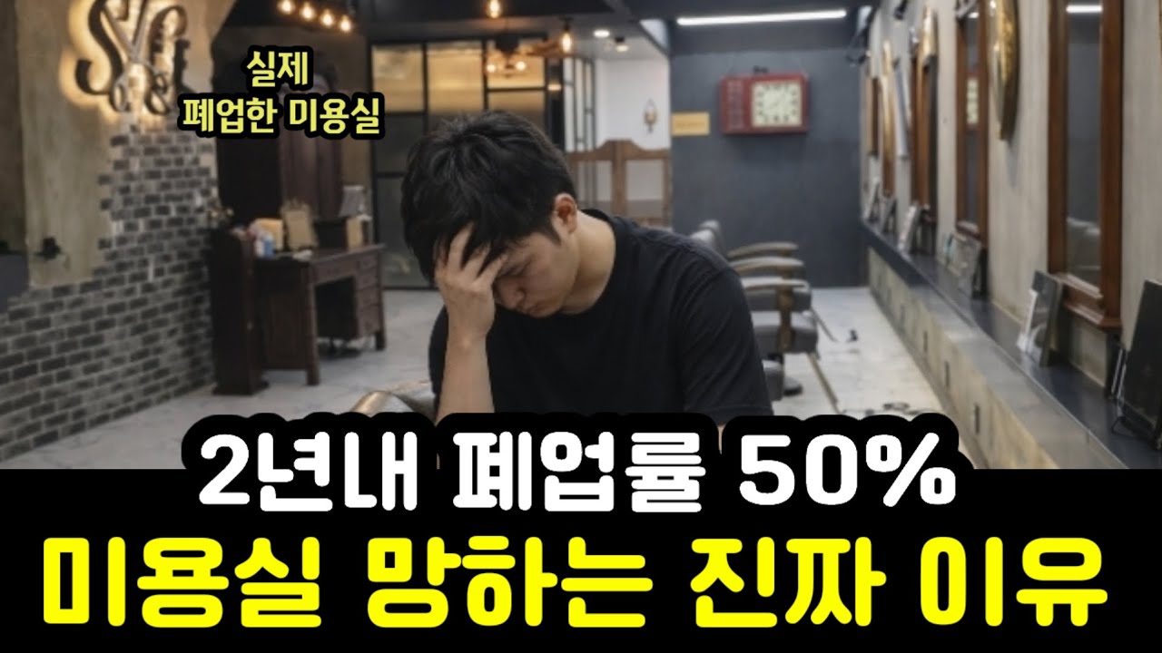 이렇게 운영하면 폐업합니다. 미용실이 망해가는 과정 그리고  살아남는 방법