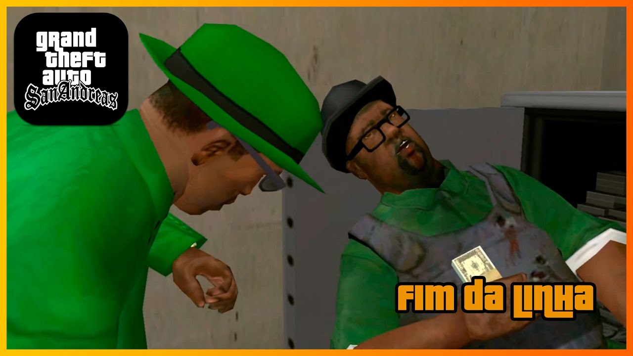 GTA San Andreas Android: Gameplay 100% - Missão Final | Fim da Linha - No Gamepad