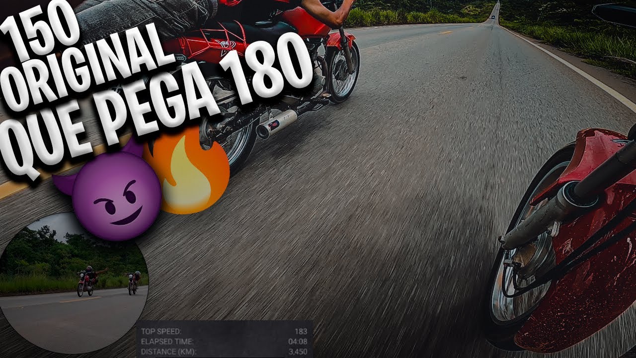 A 150 ORIGINAL MAIS RAPIDA DO BRASIL !!! (180KM/H)