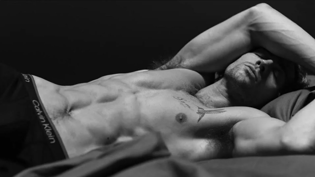 Actor Aaron Taylor-Johnson for Calvin Klein