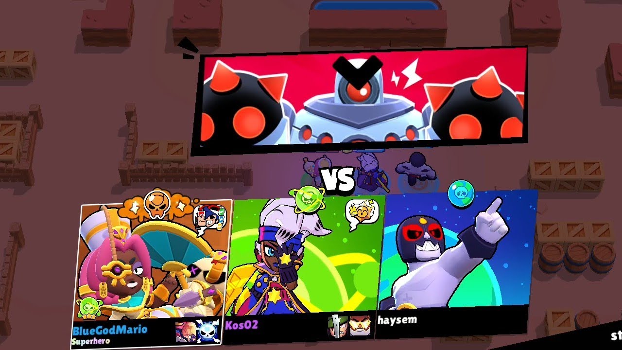 Геймплей Brawl Stars, часть 319, битва с боссом