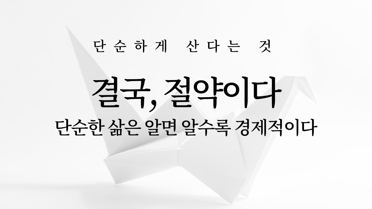 결국, 절약이다: 단순한 삶은 경제적이다 (미니멀라이프와 돈, 스메그, 친구와 쇼핑할 때의 단점)
