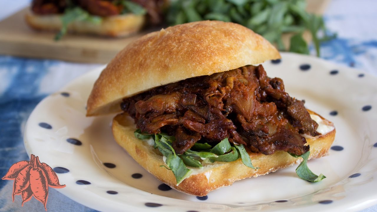 BBQ Oyster Mushroom Sliders | Vegan Soul Food
