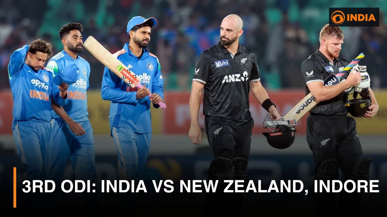 3rd ODI: India vs New Zealand, Indore | DD India
