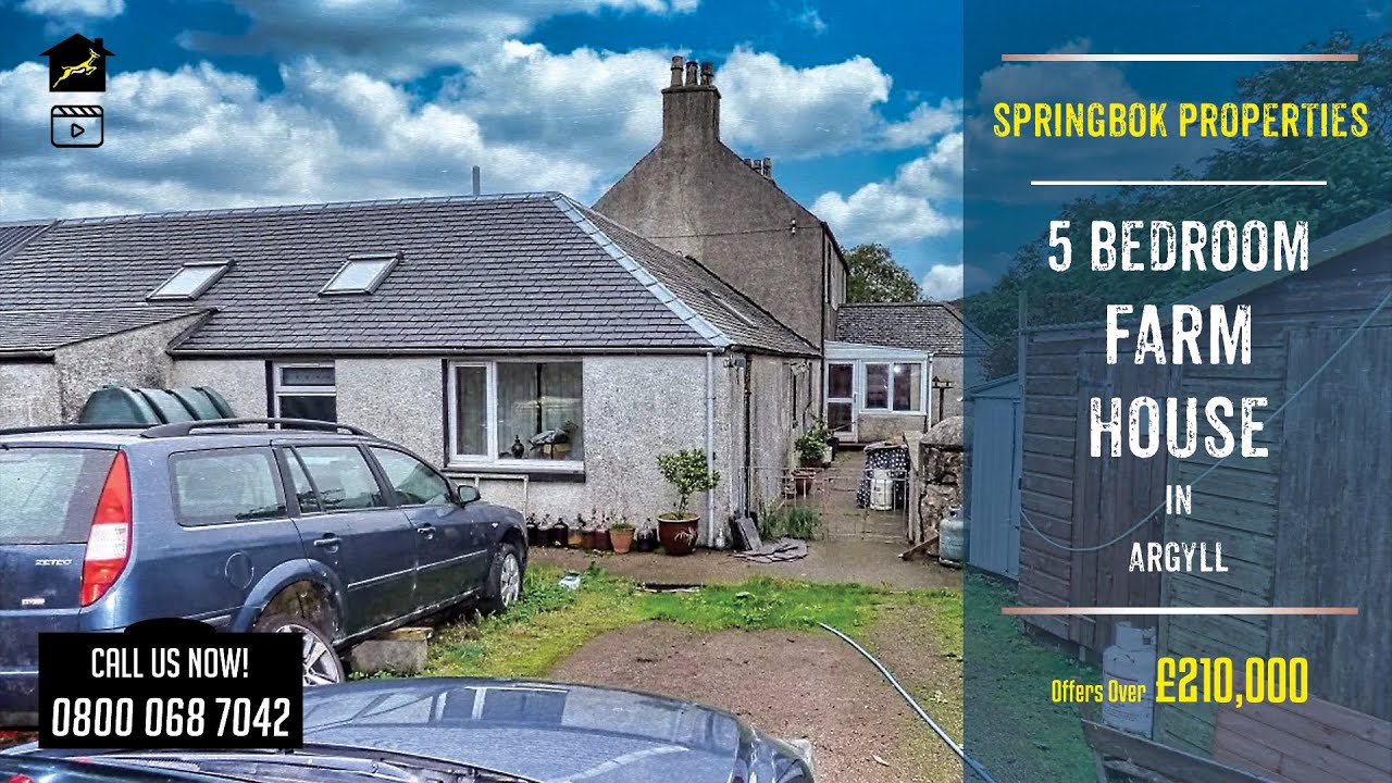 Property For Sale in Argyll | Balloch Farm, Campbeltown | Springbok Properties