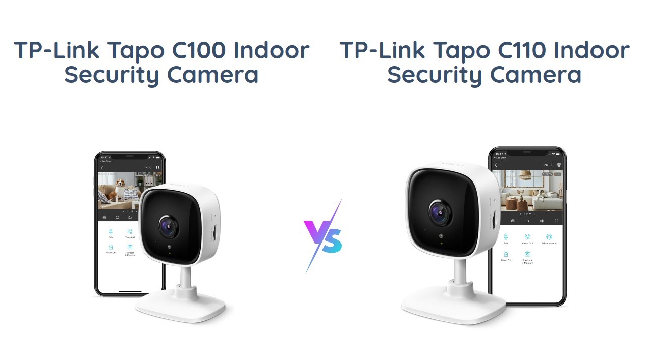 🔎 TP-Link Tapo C100 против Tapo C110 🎥