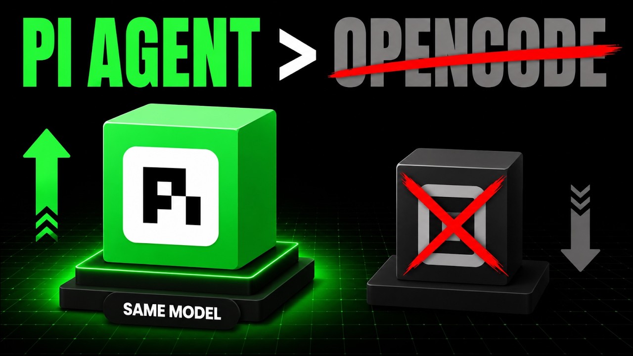 Pi Agent vs OpenCode: Same Qwen 3.8 Model, Completely Different Results