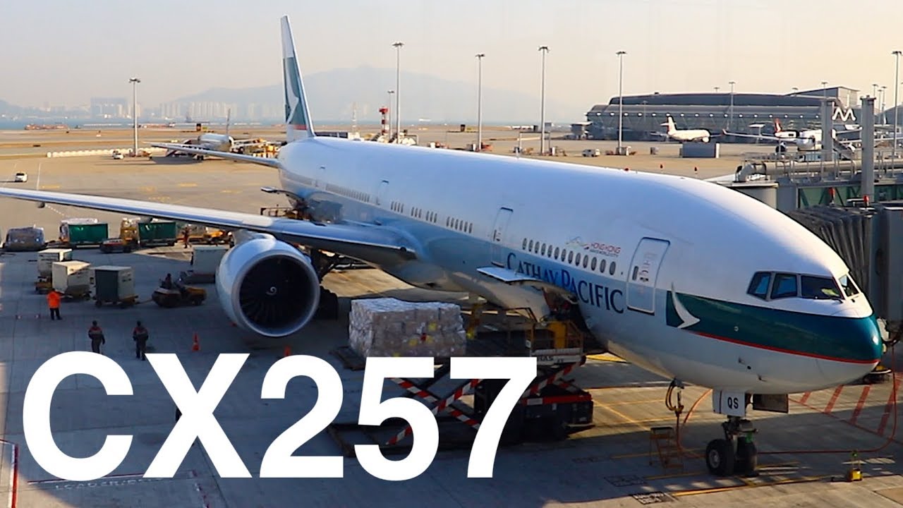 Cathay Pacific Boeing 777-300ER Economy Class Review | Hong Kong - London Heathrow CX257