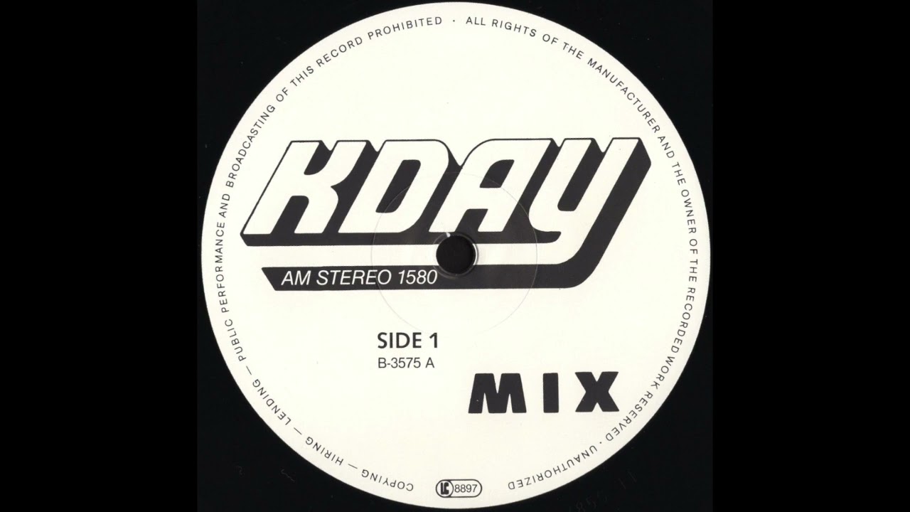 KDAY AM STEREO 1580 MIX * Frank Poulton * T.S.R. Records TSR630202