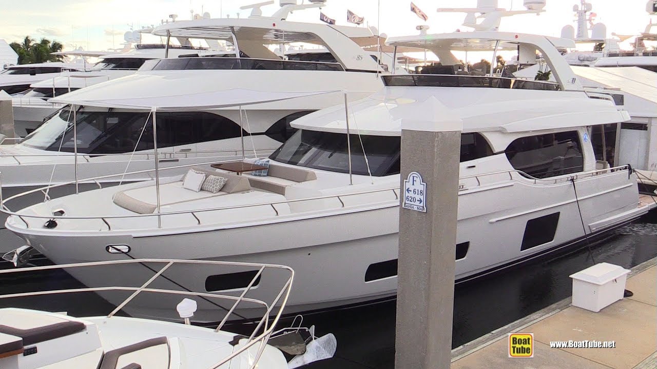 2019 Ocean Alexander 70 e Open Bridge - Walkaround - 2018 Fort Lauderdale Boat Show