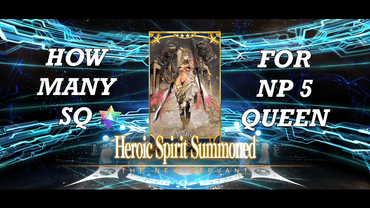 [FGO NA] How much SQ for NP 5 Zenobia