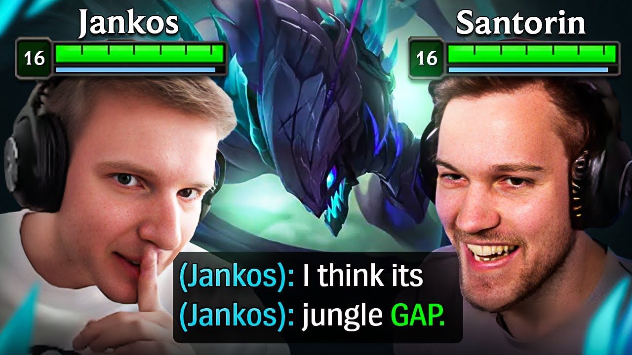 Jankos and Santorin Who's better at Khazix Jungle?