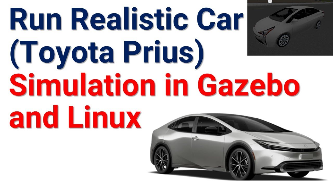 Install Gazebo and Run Realistic Car (Toyota Prius) Simulation in Gazebo and Linux - ROS2 Tutorials