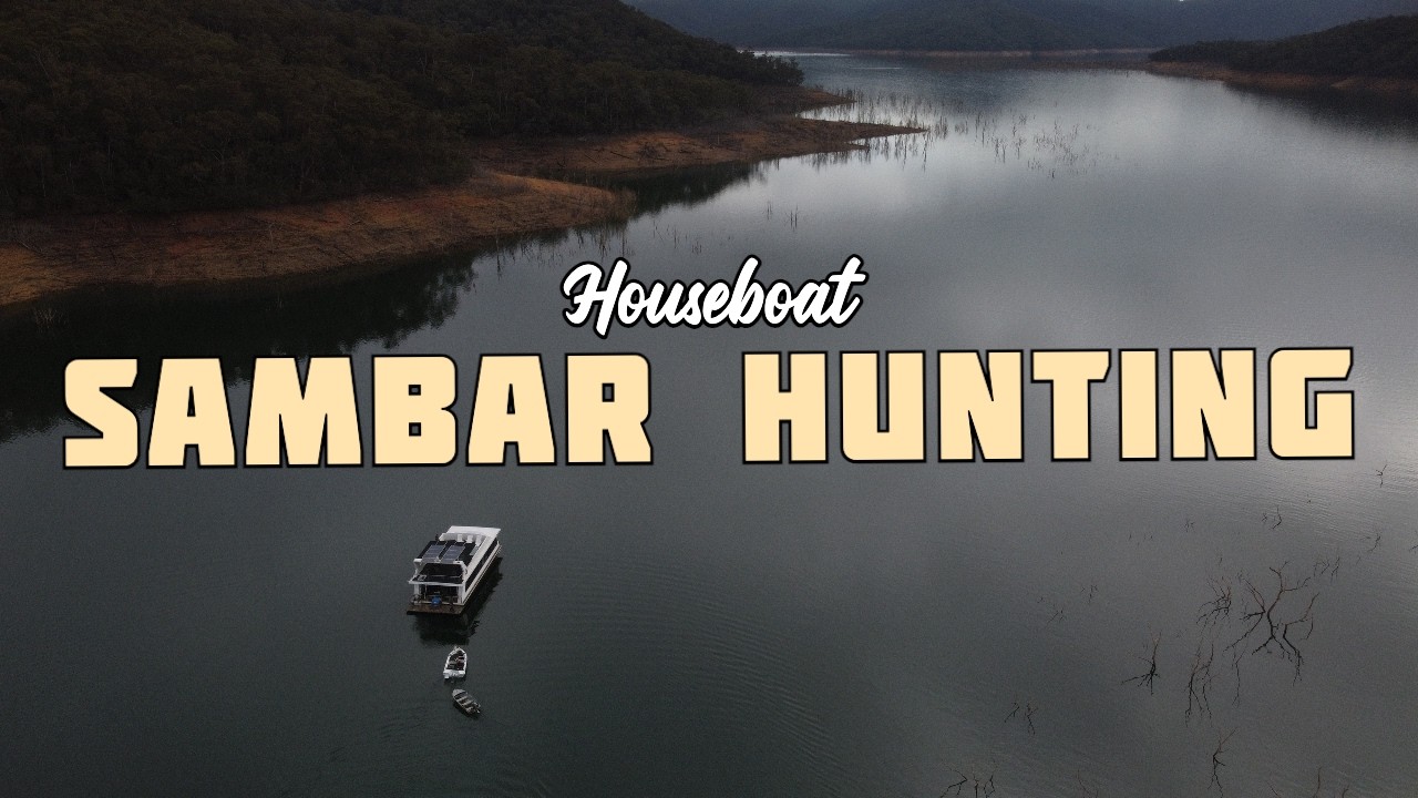 Lake Eildon houseboat sambar hunt