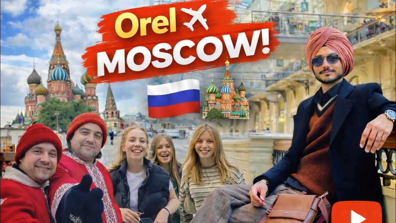 From Orel to Moscow! Exploring Red Square & GUM Mall 🇷🇺✨