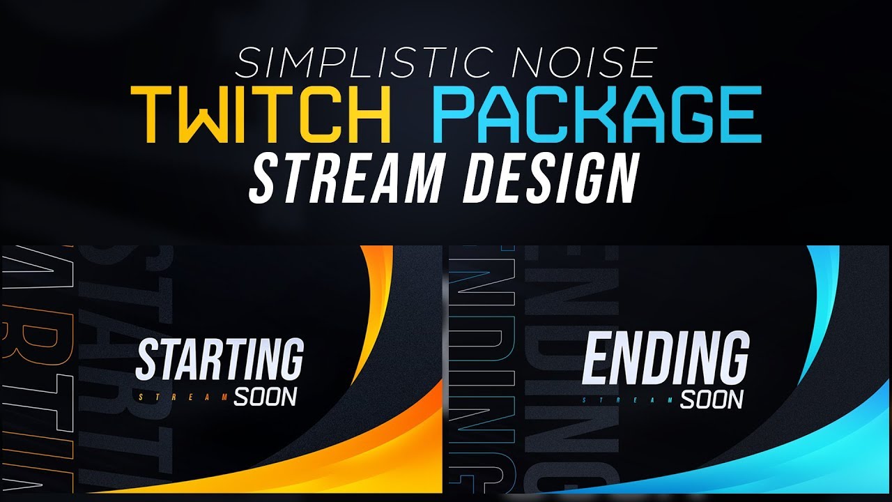PS Tutorial: Simplistic Stream/Twitch Package: Clean Grain