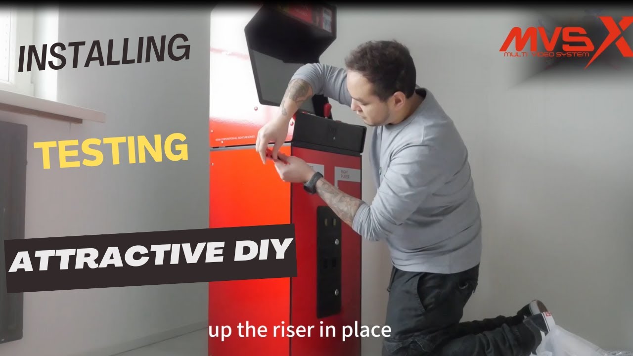 Installing & Testing the SNK MVSX Arcade Cabinet Combo with DIY Base
