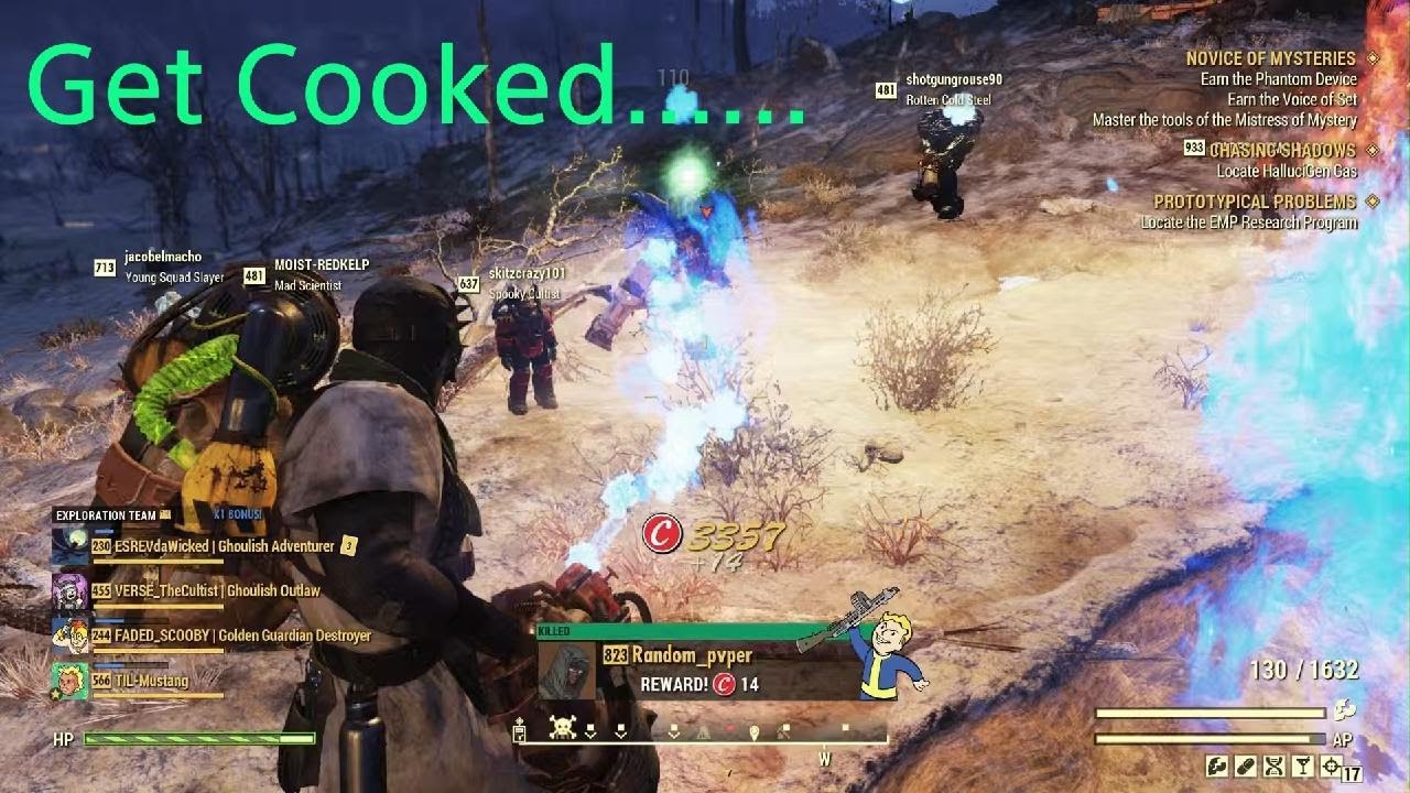 Fallout 76 PvP Against Stacker Group