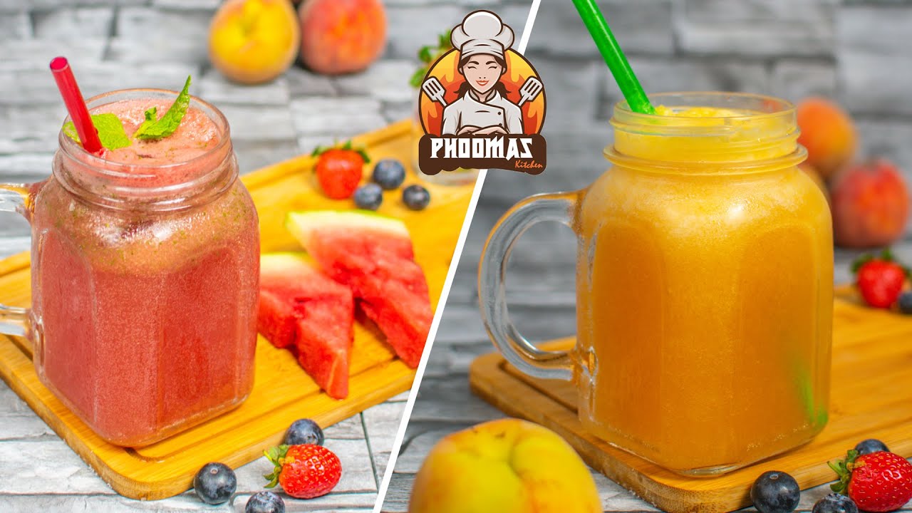 2 *NEW* Lemonade Recipes! | Fresh Watermelon Lemonade | Fresh Peach Lemonade