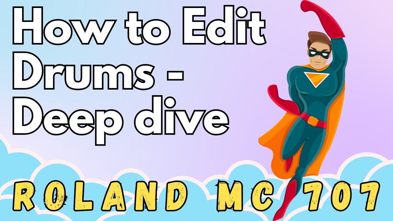 MC-707 tutorial: How to edit drum sounds on the MC 707