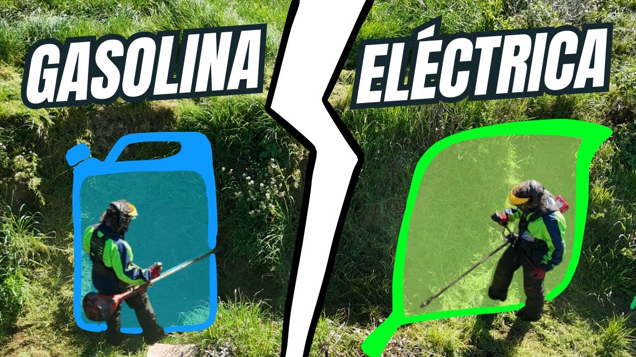 Comparación Desbrozadora Elèctrica vs Cobustión | ¿Cuál corta mejor?