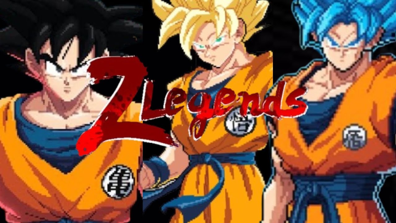 GOKU BASE A SSJ1 Y A BLUE SUPERVIVENCIA -Z-LEGENDS-3.