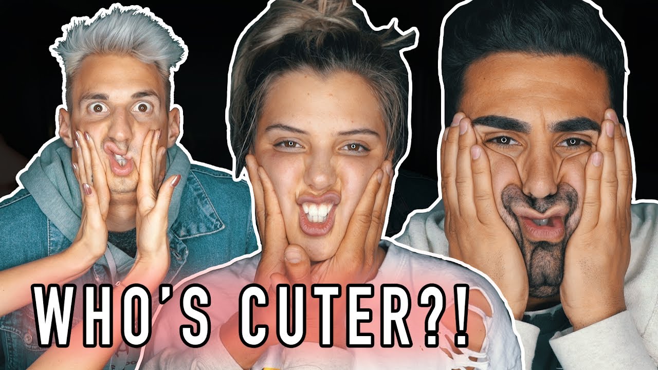 CUTEST FACE CHALLENGE! w/ Alissa Violet & George Janko