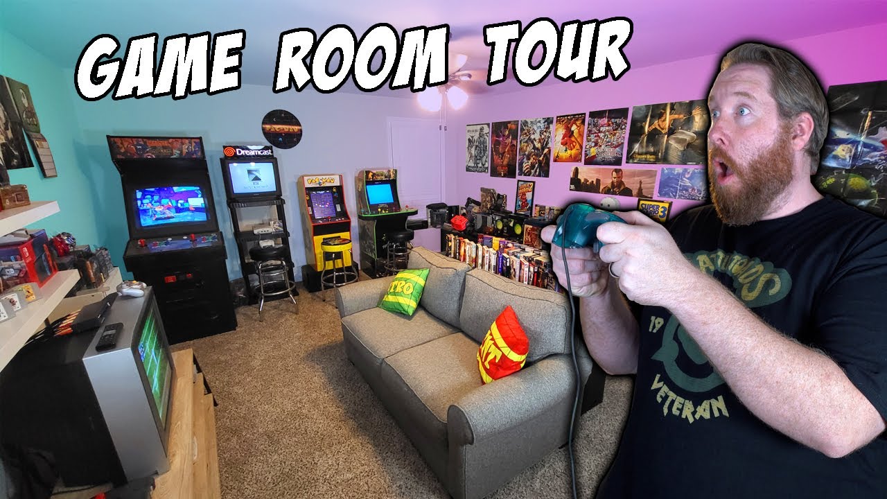 EPIC 4,000 Game Collection GAME ROOM TOUR!!