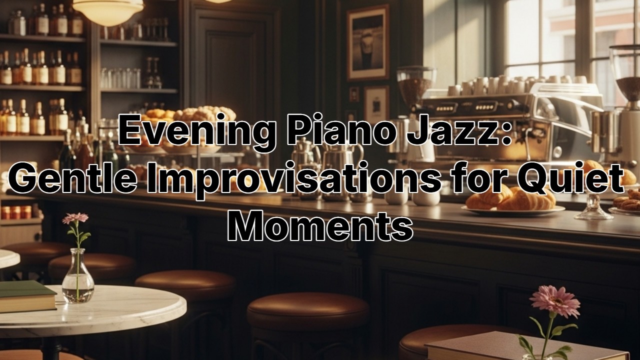 Evening Piano Jazz: Gentle Improvisations for Quiet Moments. Let Melodic Keys After a Long Day