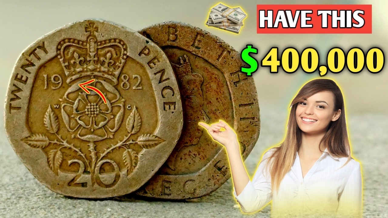 Old & Dirty 1982 UK 20P Coin Worth Big Money! Rare Coins to Check,