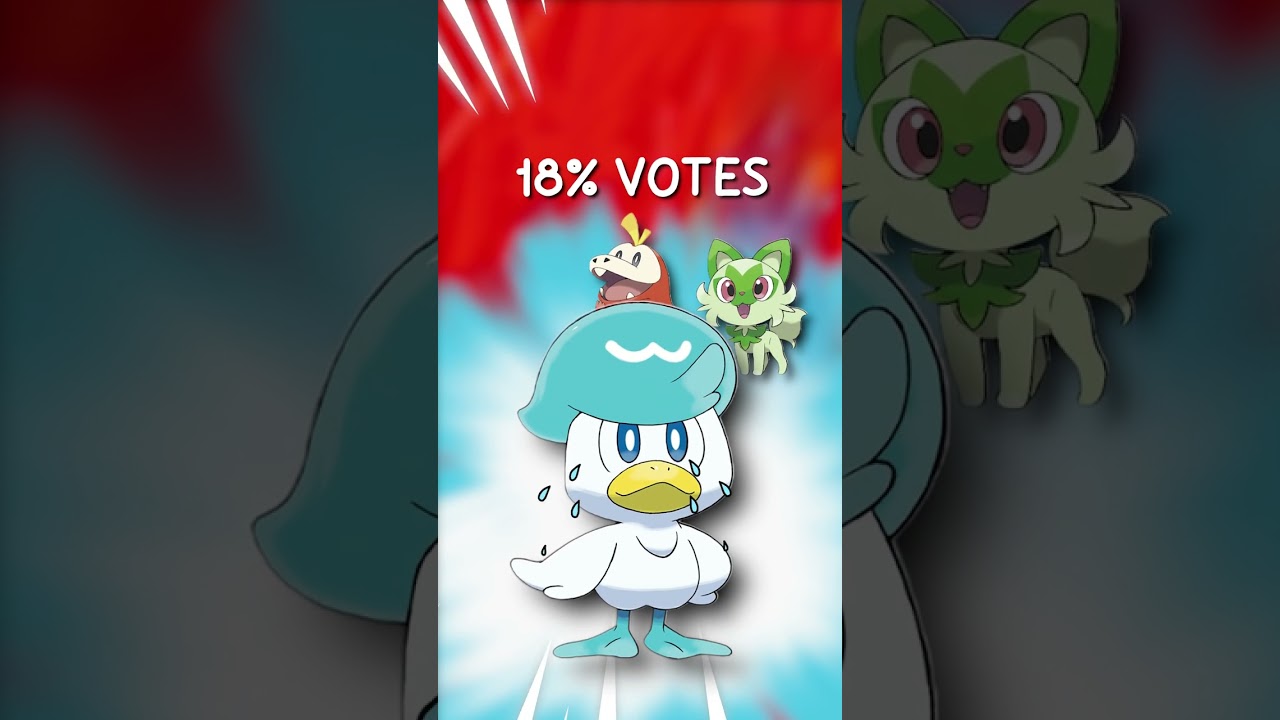 I Asked 10,000 Pokemon Fans To Rank The Pokemon Starters! - Generation 9