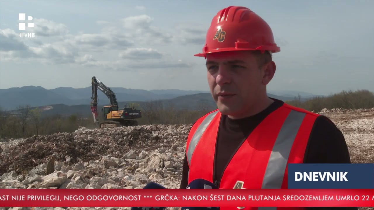 RTV HB | Posjetili smo gradili&scaron;te brze ceste između &Scaron;irokog Brijega i Gruda