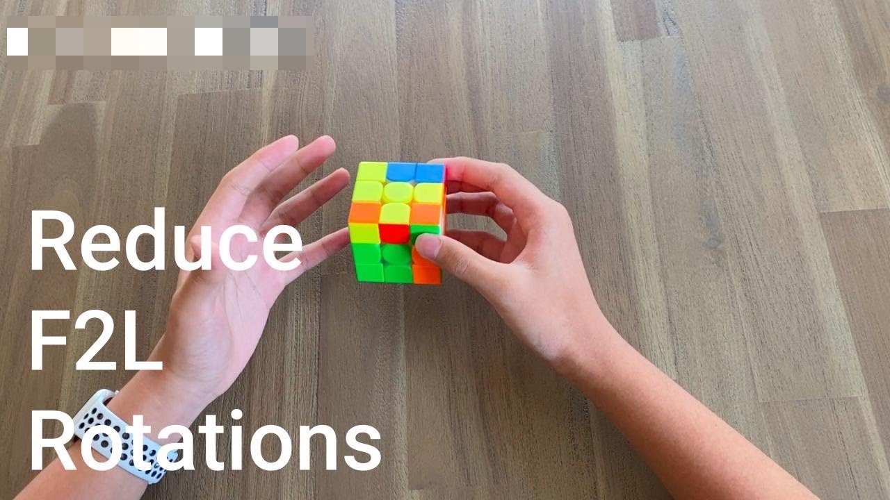 The BEST WAY to REDUCE F2L ROTATIONS