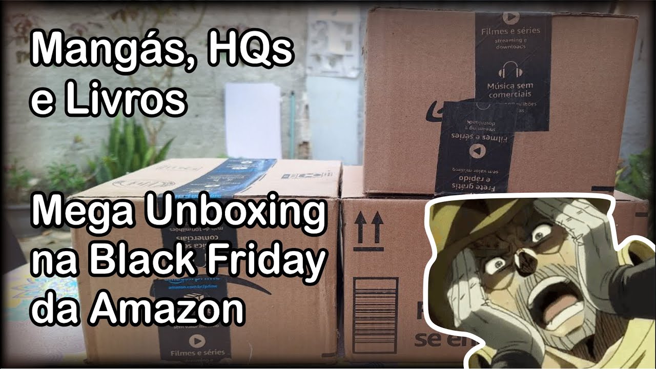 MEGA UNBOXING NA BLACK FRIDAY DA AMAZON