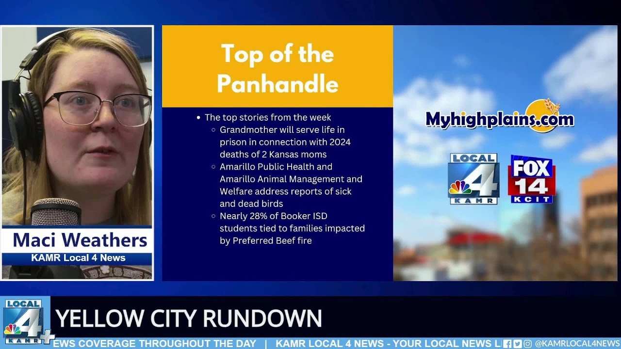 Yellow City Rundown Feb. 2-6: Adams sentencing, Bird Flu, Booker ISD