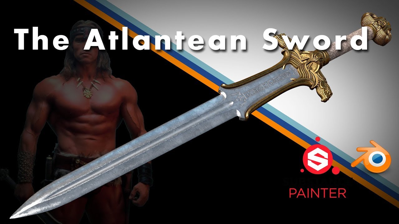 Conan The Barbarian - The Atlantean Sword - BLENDER WEAPONS (Blender)