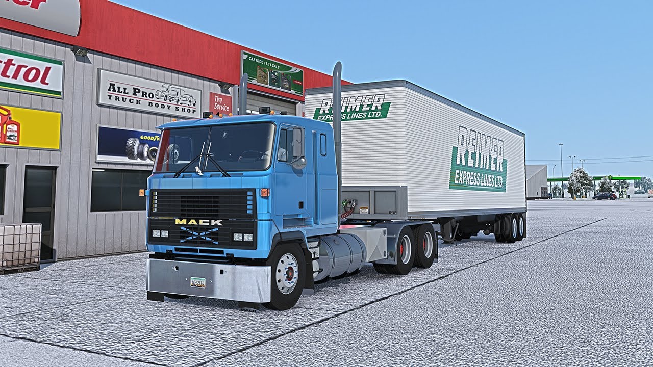 Mack MH600 vs Brutal Winter Roads | American Truck Simulator 4K
