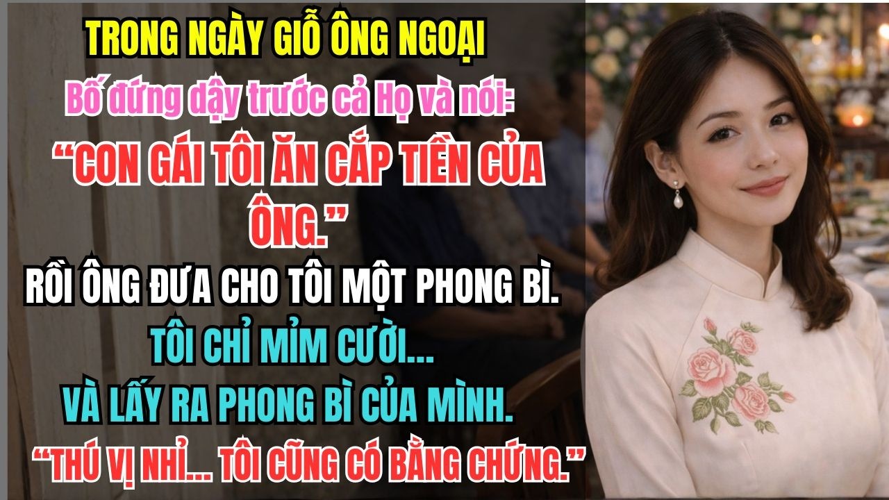 Ba Tố Tôi Ăn Cắp Tiền Ông Ngoại Trong Ngày Giỗ - Rồi Bắt Tôi Mở Phong Bì Trước Mặt Cả Họ