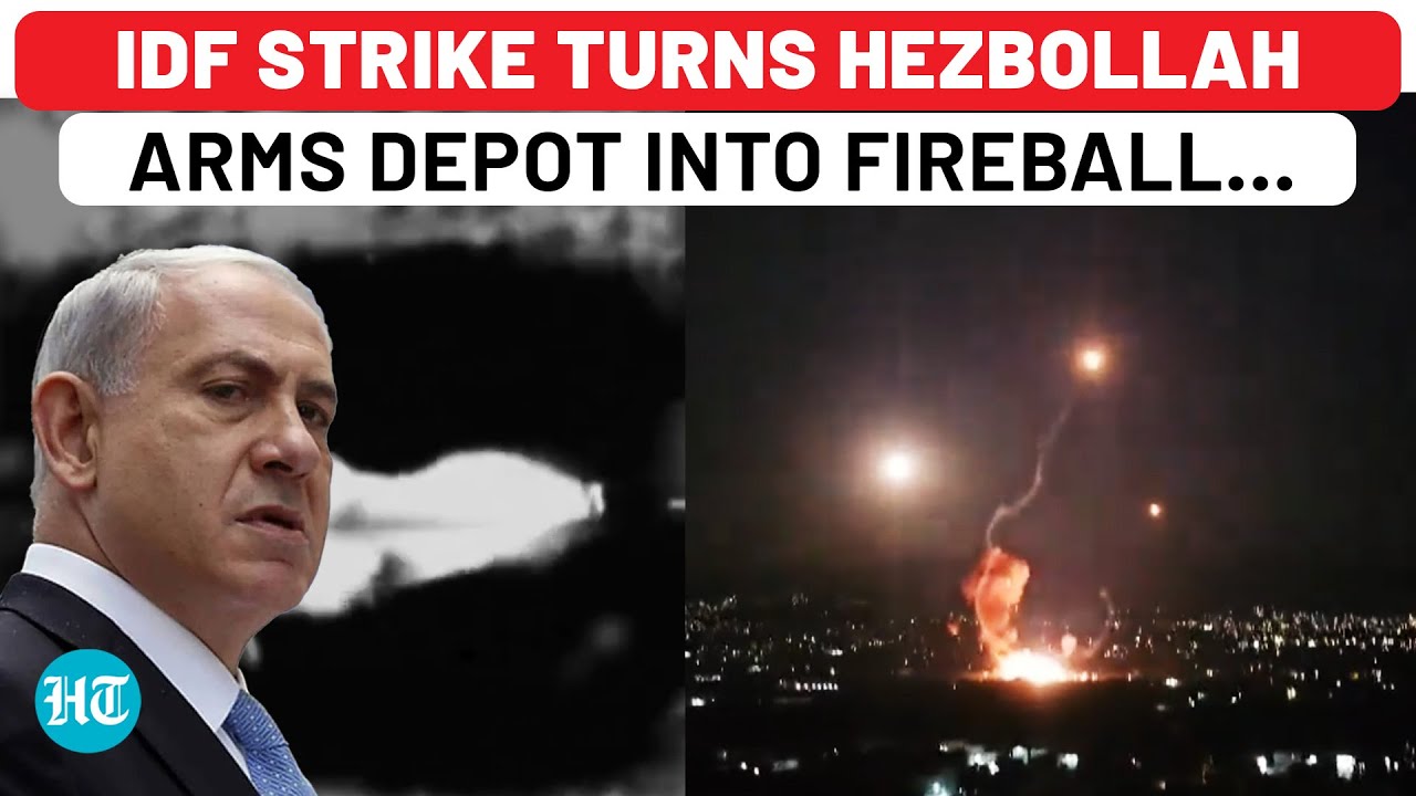 Israel Launches Back-To-Back Strikes On Hezbollah Arms Depot; Missile & Rocket Unit Operative Killed