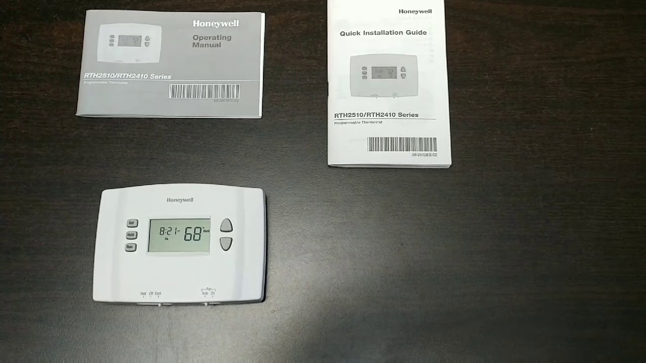 STUCK THERMOSTAT FIX RESET REPROGRAM (HONEYWELL RTH2510 / RTH2410 SERIES)