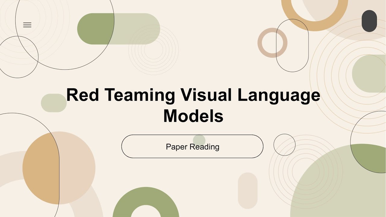 [2024 Best AI Paper] Red Teaming Visual Language Models