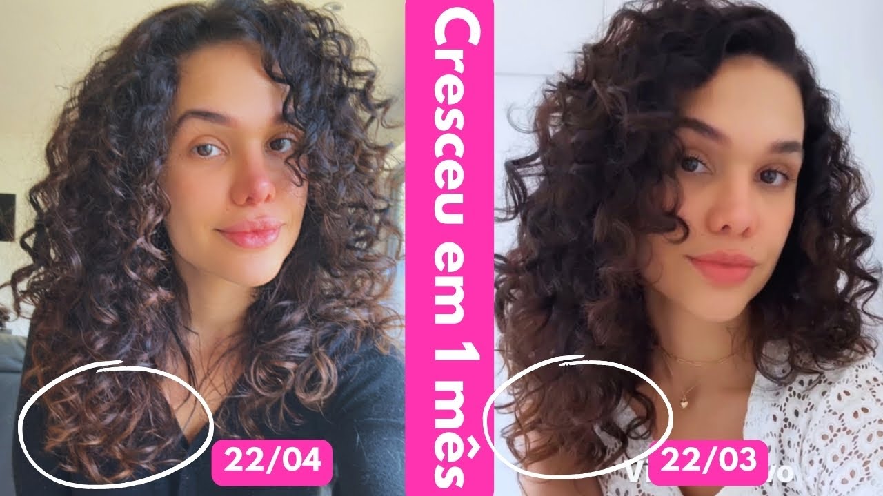 Meu Cabelo Cresceu Muito em 1 Mês!