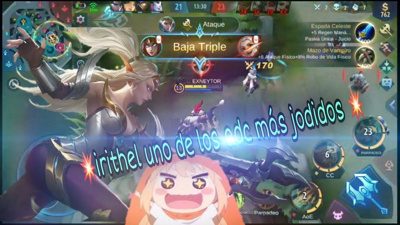 como jugar con irithel primera ves   😁👍💥 (Mobile legends van ban )