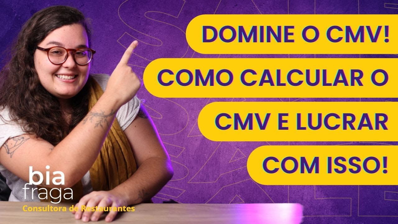 Como Calcular o CMV e OBTER lucro! - Bia Fraga
