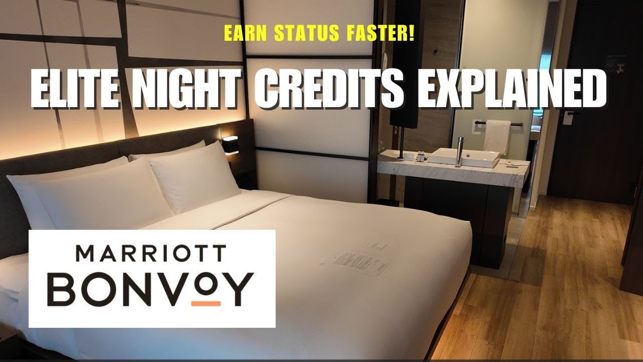 Elite nights explained! Earn status with Marriott Bonvoy in 2025 with stays and credit cards!