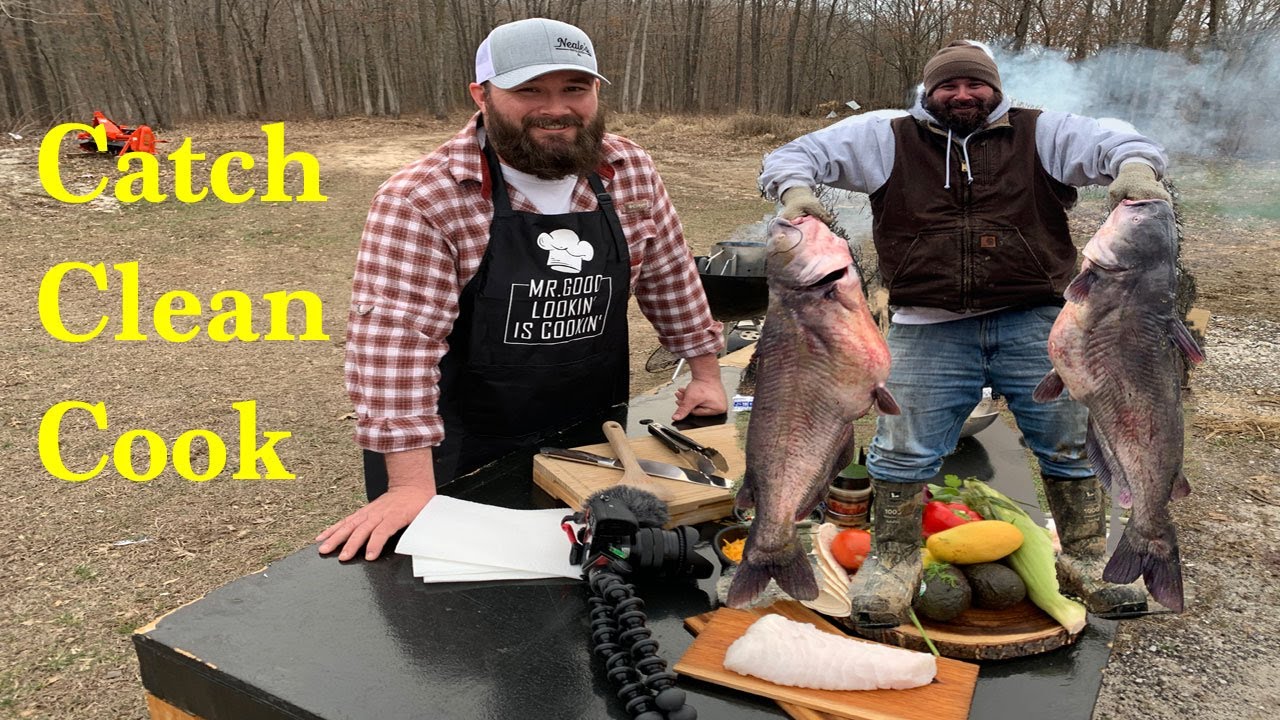 Fish Tacos! Catfishing!! (Catch, Clean, Cook)