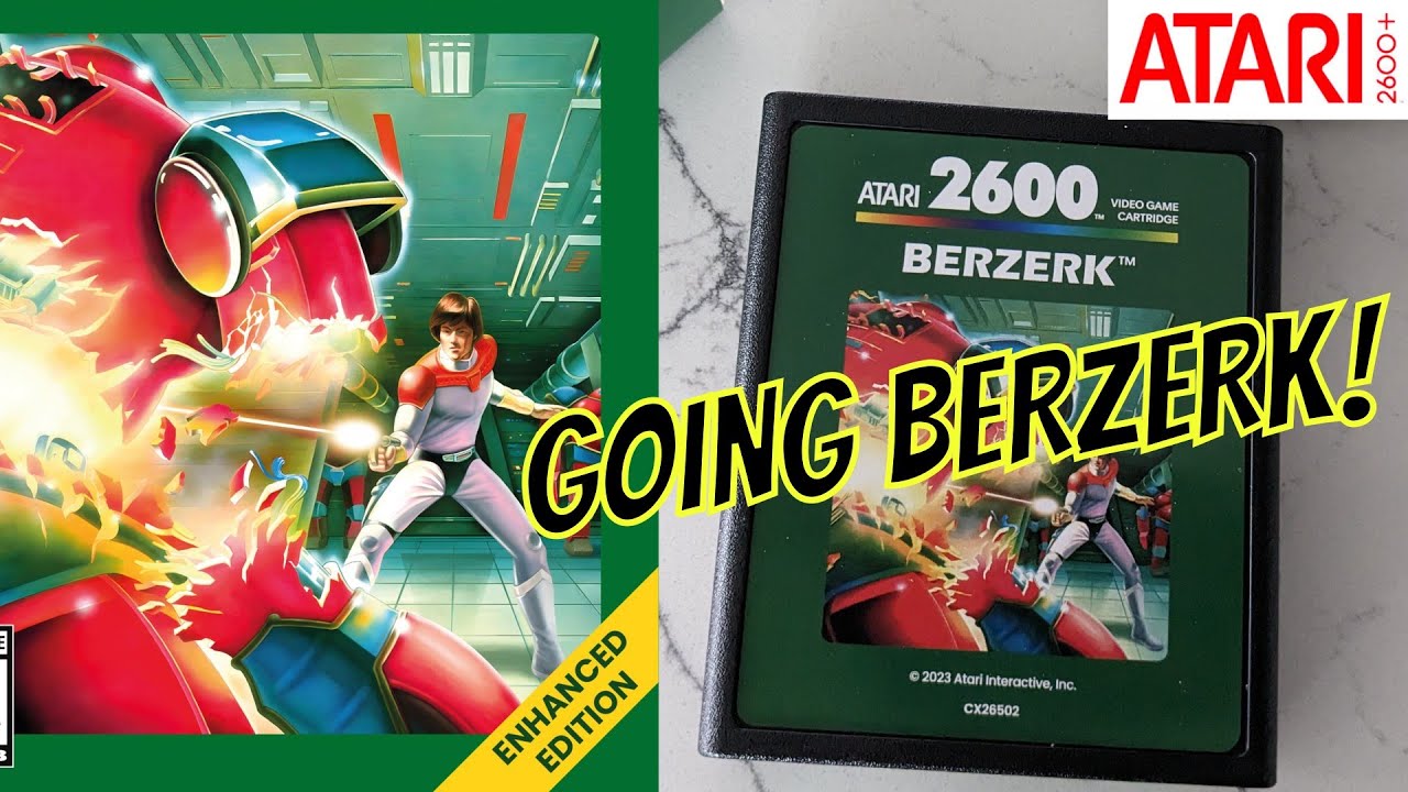 Berzerk Enhanced Edition for the Atari 2600+ (Gameplay and Commentary)