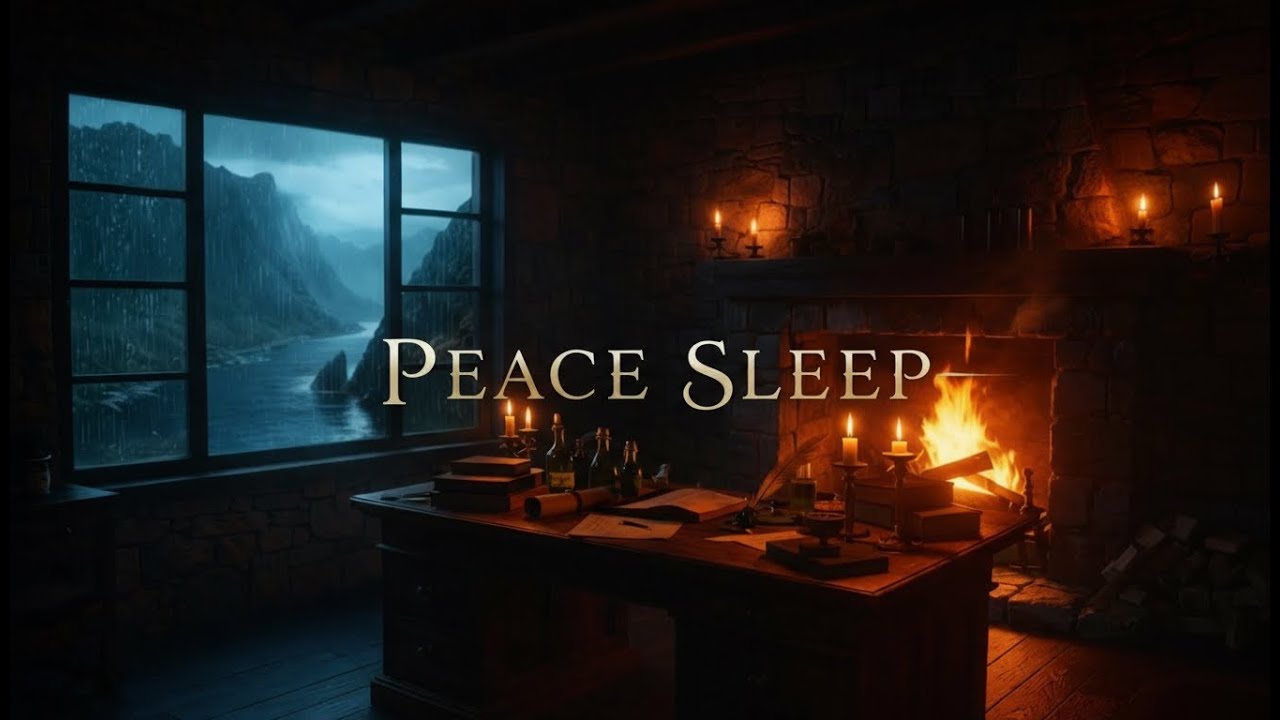 Night Rain & Flamenco Guitar for Anxiety Relief and Deep Relaxation
